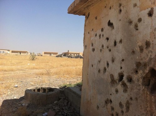 Photo depuis la base militaire de Makhmour