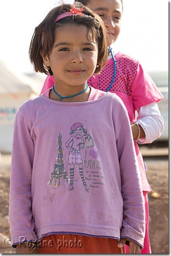 Petite Yézidie réfugiée du Sinjar