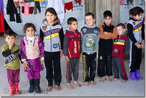 Enfants yézidis réfugiés du Sinjar - Duhok