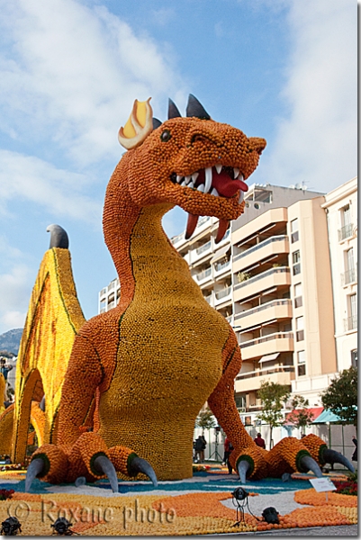 Dragon - Fête du citron de Menton - Côte d'Azur