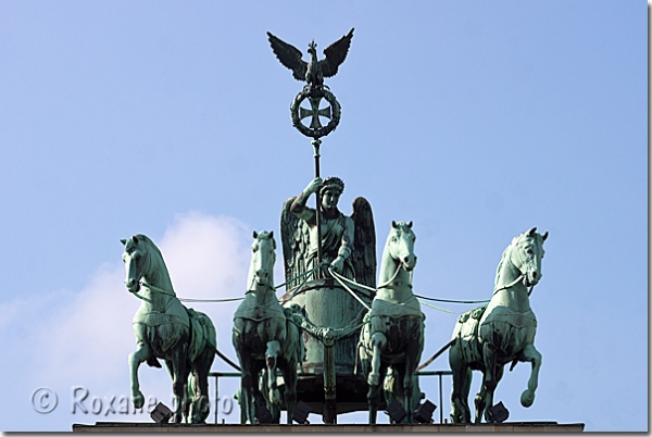 Quadrige de la porte de Brandebourg - Quadriga of the Brandenburg Gate - Berlin