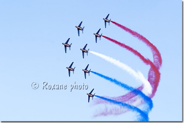 AlphaJet de la Patrouille de France - Alphajet of the French Air Force - Meeting aérien Sky Show - Airshow Sky Show - Pontoise 