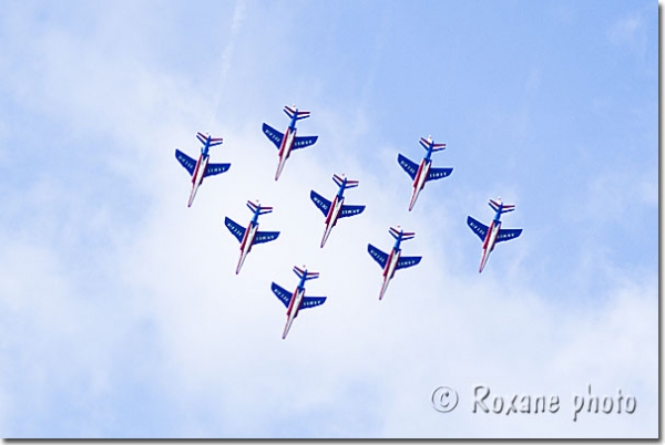 Patrouille de France - PAF - Alphajet - French air force Meeting aérien Sky Show - Airshow Sky Show - Pontoise 