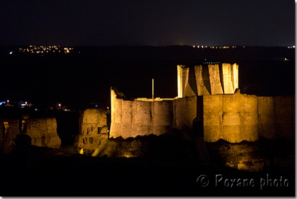 Château Gaillard dans la nuit - Gaillard castle in the night - Andelys - France