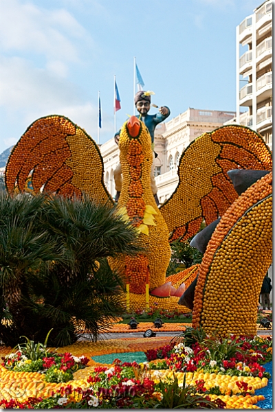 Sindbad et l'oiseau Roc - Sindbad and the bird Roc - Fête du citron - Menton