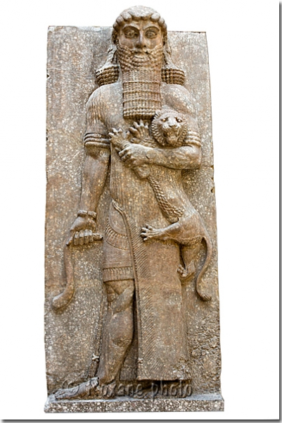 Gilgamesh et le Lion - Gilgamesh and the lion - Louvre - Paris